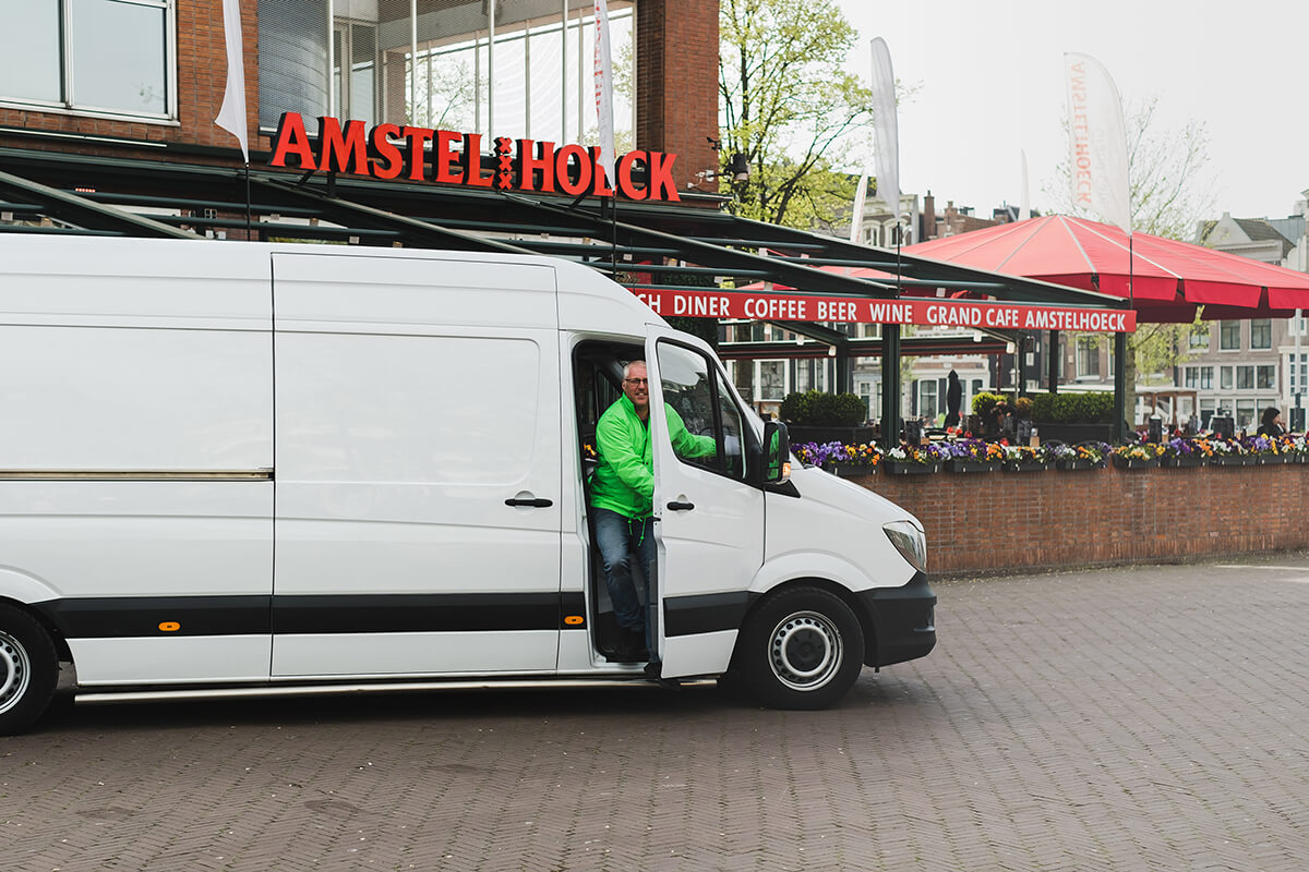 GreenCups uitlevering - aankomst